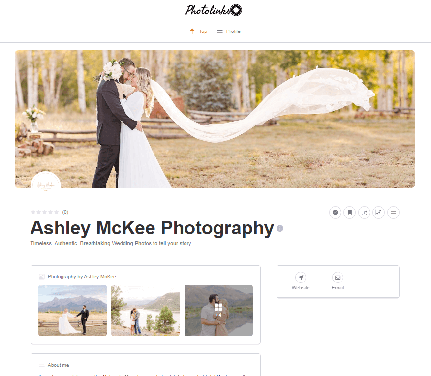 Photolink sample listing image